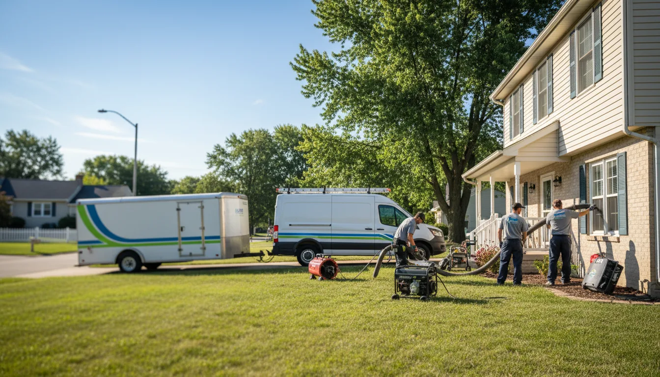 Flooded Basement Restoration And Cleanup With Repair in Sheldahl, IA near me